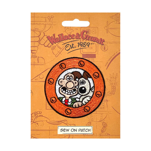 Wallace and Gromit embroidered patch
